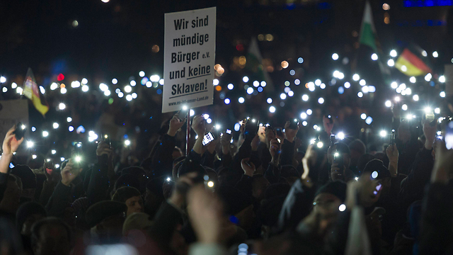 Dresden evening march against Islam (Photo: Getty Images)