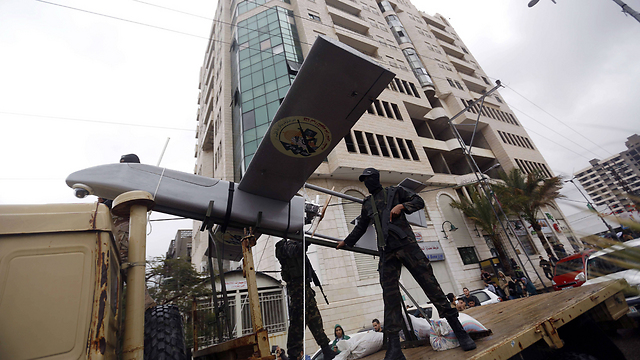 A Hamas UAV. (Photo: AFP) (Photo: AFP)