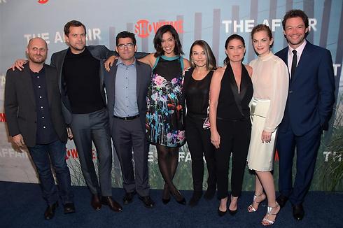 Hagai Levi (far left) and the cast of 'The Affair' (Photo: AFP) (Photo: The Affair)