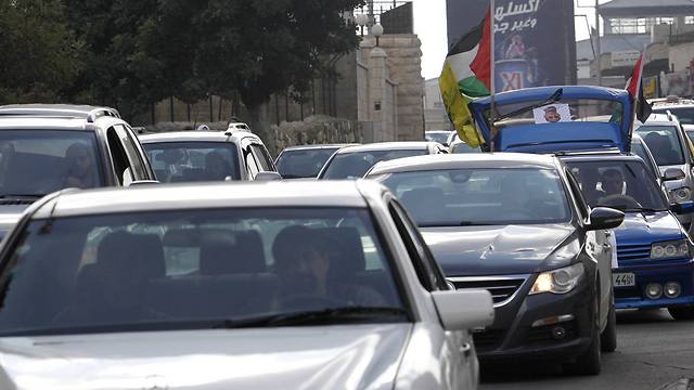 A traffic jam in Bethlehem. (Photo: AP)
