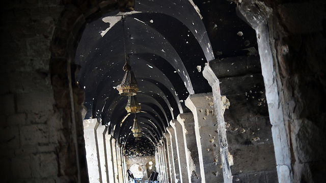 מסגד אומיי בחלב (צילום: AFP) (צילום: AFP)