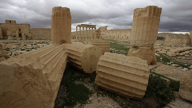 Temple of Bel-Shamin in Palmyra (Photo: AFP)