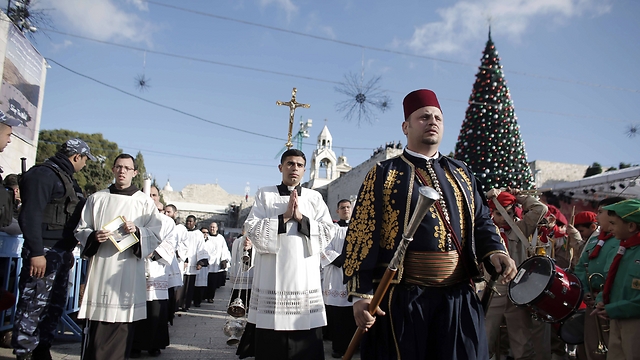 Christmas in Bethlehem. (Photo: AFP) (Photo: AFP)