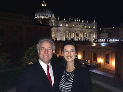 With conductor Manfred Honeck at the Vatican