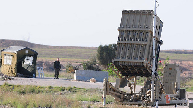 Iron Dome battery deployed in southern Israel (Photo: Herzl Yosef)