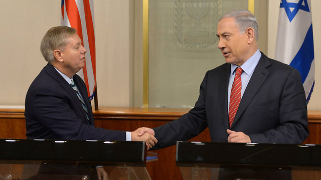 Netanyahu welcoms Graham to Jerusalem (Photo: Amos Ben Gershom, GPO)  (Photo: GPO)