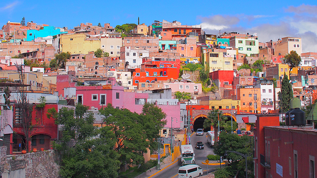גואנחואטו, מקסיקו. מכל הערים שם - היא הצבעונית ביותר (צילום: shutterstock) (צילום: shutterstock)