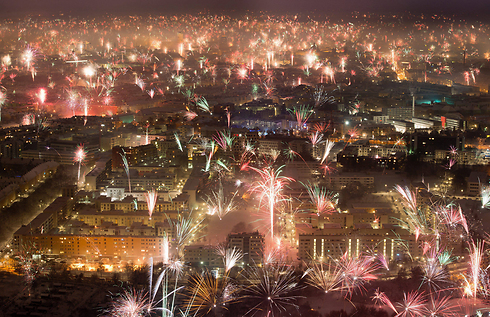 חגיגות השנה האזרחית החדשה במינכן (צילום: EPA) (צילום: EPA)