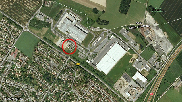 Location where suspects are holed up (Google Maps) (Map: Google)