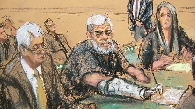 Abu Hamza in court (Photo: Reuters) (Photo: Reuters)