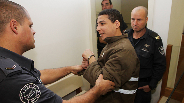Yusef Nasrallah in court in Peth Tikva on Monday. (Photo: Ido Erez) (Photo: Ido Erez)