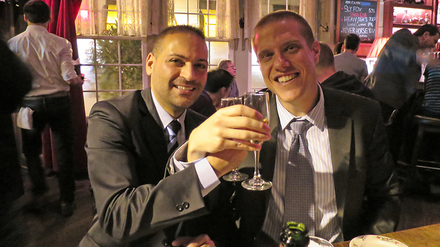 Strohmyer (left) and his partner will be married at Philadelphia's City Hall. 