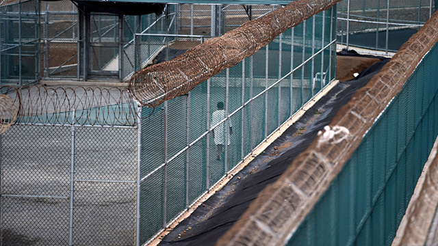 91 עצורים כיום. כלא גואנטנמו (צילום: AFP) (צילום: AFP)
