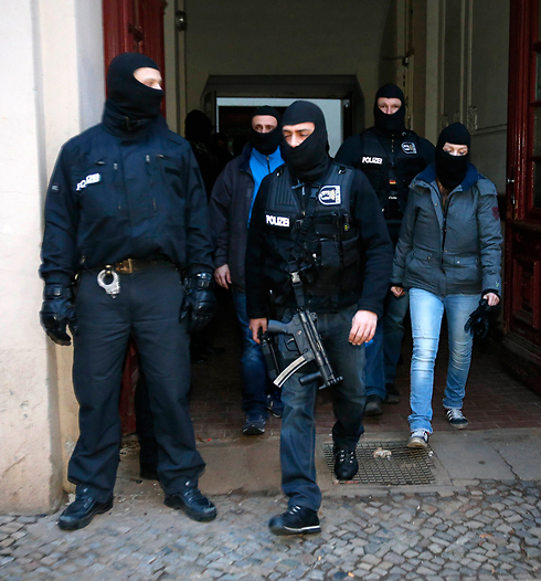 Police after Berlin raid. (Photo: Reuters) (Photo: Reuters)