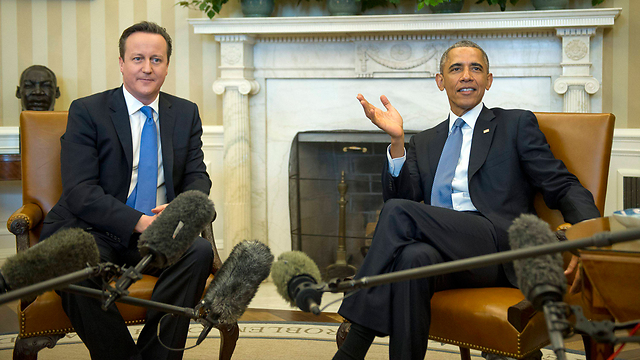 Cameron and Obama at the White House (Photo: AP)
