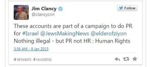 Clancy's tweets.