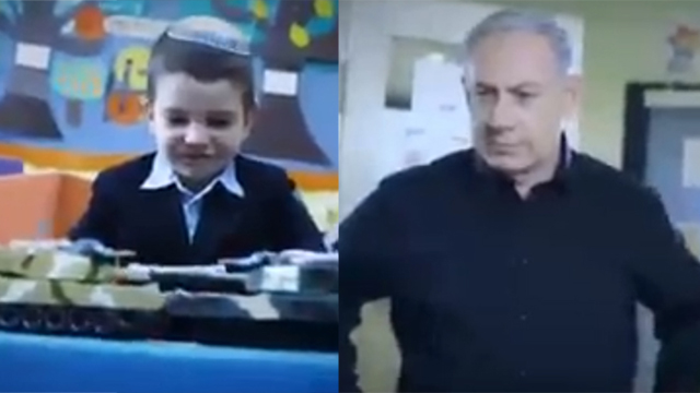 Netanyahu scolding 'child' Bennett