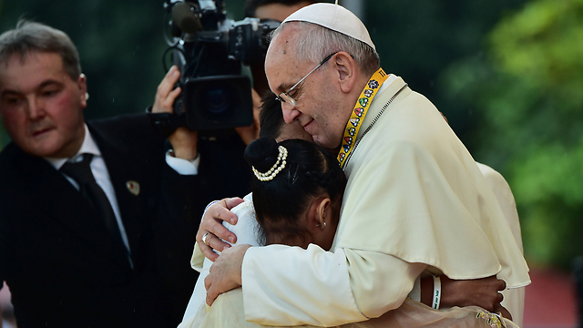האפיפיור בביקור בפיליפינים (צילום: aFP) (צילום: aFP)