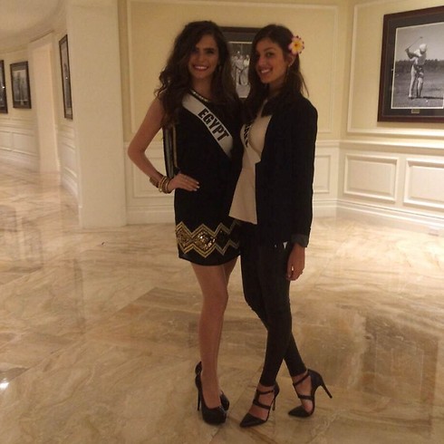 Miss Egypt with Matalon
