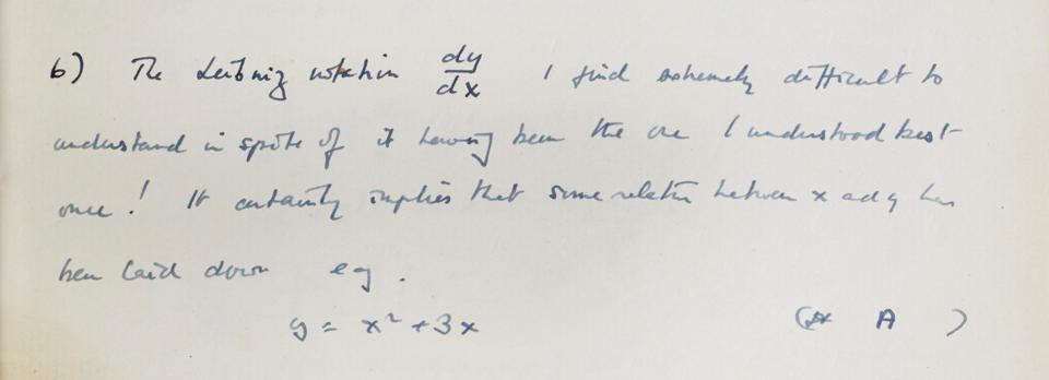 Handwritten manuscript by Alan Turing (Photo: AFP) (Photo: AFP)
