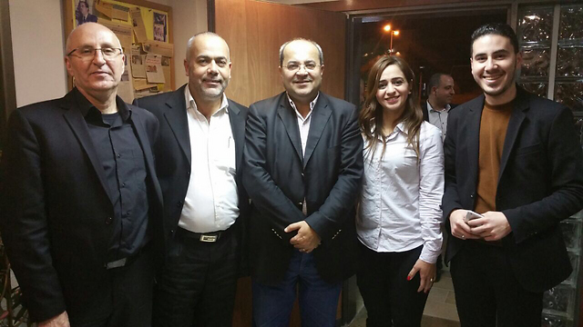 MJembers of the Israeli Arab political party Ta'al