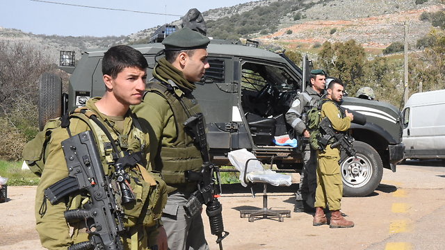 IDF troops on alert on the northern border after the attack by Hezbollah (Photo: Avihu Shapira) (Photo: Avihu Shapira)