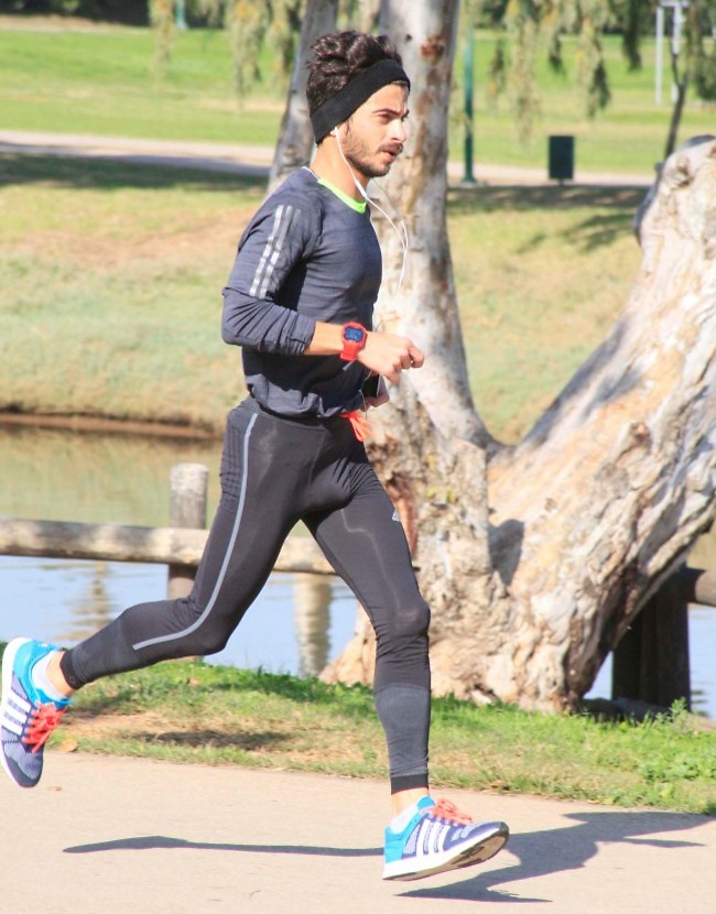 מחר אנחנו באים לעבודה עם טייץ. איתי תורג'מן (צילום: מוטי לבטון)