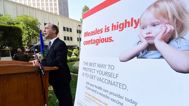 Вакцинация от кори в США. Фото: AFP