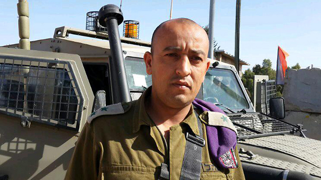 המג"ד סא"ל זאהי רחאל. הלוחמים ביקשו לעבור גזרה (צילום: יואב זיתון) (צילום: יואב זיתון)