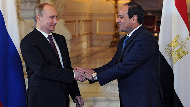 Russian President Putin meets with Egyptian President a-Sisi (Photo: Reuters) (Photo: Reuters)