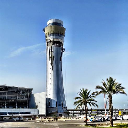 The new control tower when it was still under construction. (Photo: Danny Sadeh)