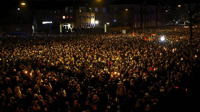 Mass support for victims of Copenhagen attacks. (Photo: Reuters)