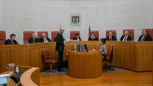 Supreme Court hears Zoabi's appeal (Photo: Noam Moshkowitz)