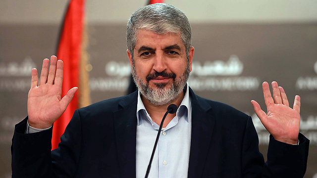 Hamas leader Khaled Mashal in Qatar, 2014 (Photo: AFP)