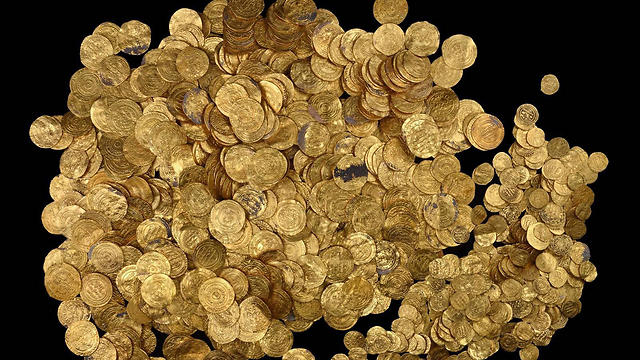 Excavations will be carried out in hope of shedding light on origin of treasure (Photo: AFP/Israel Antiquities Authority) (Photo: AFP/Israel Antiquities Authority )