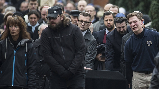 Funeral of terror victim Dan Uzan in Copenhagen. (Photo: AFP)