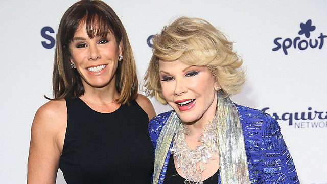 Joan Rivers with daughter Melissa shortly before her death. (Photo: Getty Images) (Photo: Getty Images)