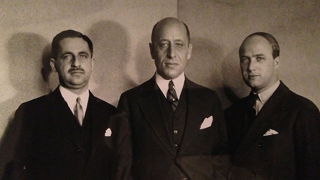 Three members of the Jewish consortium who owned the collection. 