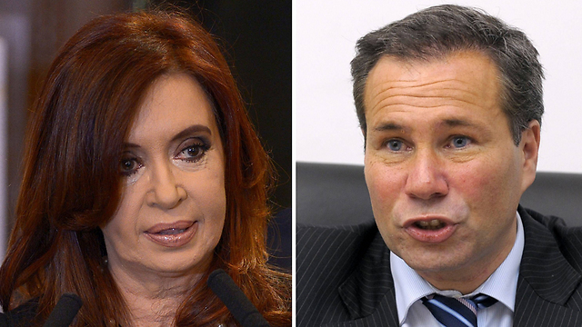 President Fernandez and deceased prosecutor Alberto Nisman. (Photo: AFP)