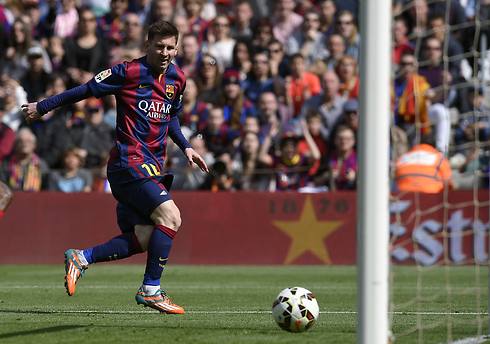 "היה שמח להבקיע כמו אדם". מסי (צילום: AFP) (צילום: AFP)