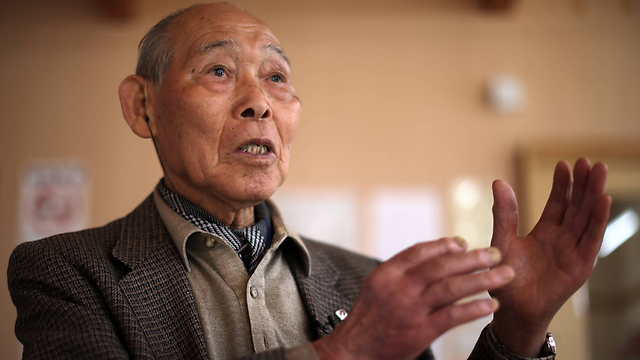 שיגרו נקג'ימה, יפני בן 94 ששרד את הטבעת המוסאשי (צילום: AP) (צילום: AP)