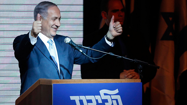In the negative campaign he waged in the past few days against the entire world, Netanyahu managed to alienate entire groups in the population (Photo: Reuters)