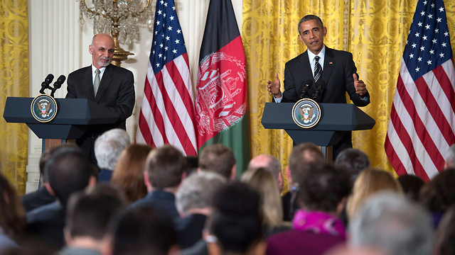 האמריקנים מצאו פרטנר אמין יותר. אובמה ונשיא אפגניסטן ראני (צילום: EPA) (צילום: EPA)
