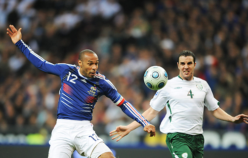 הנרי במשחק המדובר מול אירלנד (צילום: AFP) (צילום: AFP)