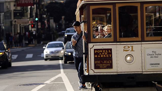 A cable car in San Francisco (Photo: Reuters)