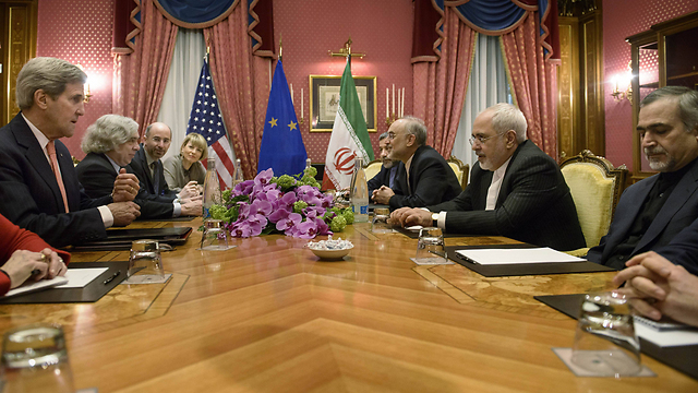 The Iran talks in Switzerland (Photo: AP)