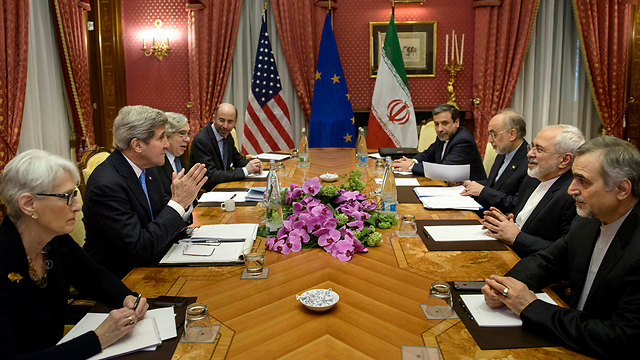 John Kerry, Wendy Sherman and Mohammed Zarif in Switzerland during the nuclear deal talks (Photo: Reuters)
