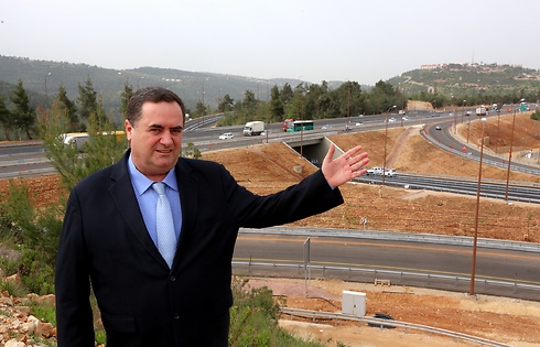  Transportation Minister Israel Katz (Photo: Sasson Tiram)