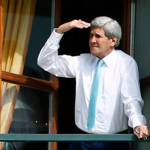 רואה הסכם באופק? מזכיר המדינה האמריקני קרי בלוזאן (צילום: רויטרס) (צילום: רויטרס)
