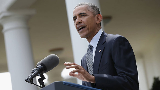 President Obama speaks about Iran deal at White House. (Photo: AFP) (Photo: AFP)